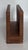 Wood LastCHANCE!Mid 20th Century American Walnut Maritime Nautical Motif Napkin Holder For Sale - Image 7 of 10