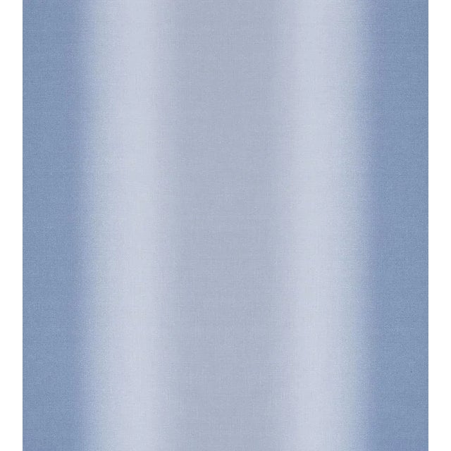 Traditional Sample - The House of Scalamandré Plein Air Ombre Fabric, Chambray For Sale - Image 3 of 3