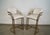 Mid-Century Modern 1980’s Art Deco Hollywood Regency Brass Bar Stools - A Pair For Sale - Image 3 of 12