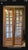 Antique Tall French Doors Beveled Glass With Fan Light Semi Circle Arch Window For Sale - Image 14 of 17