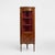 French Louis XV Style Corner Display Cabinet with Arched Glass, 1950 For Sale - Image 17 of 17