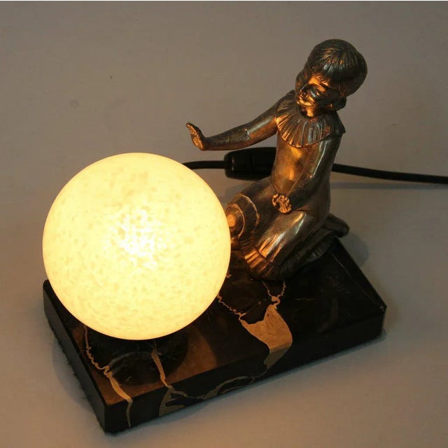1940s Art Deco Table Lamp For Sale - Image 5 of 7