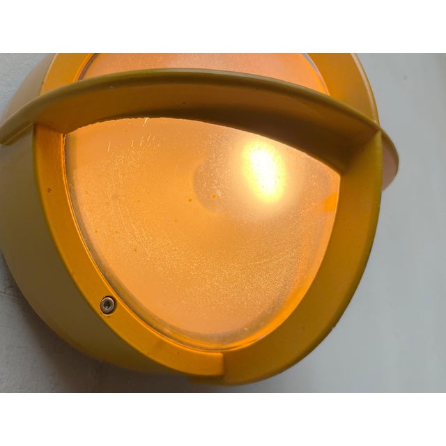 Metal Mid-Century Danish Model Pirat Metal Outdoor Wall Lamp by Eva Koppel, Nils Koppel, Gert Edstrand for Nordisk Solar, 1960s For Sale - Image 7 of 18