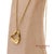 Metal Tiffany & Co. Elsa Peretti 18k 750 Yellow Gold Open Heart Pendant Necklace For Sale - Image 7 of 14