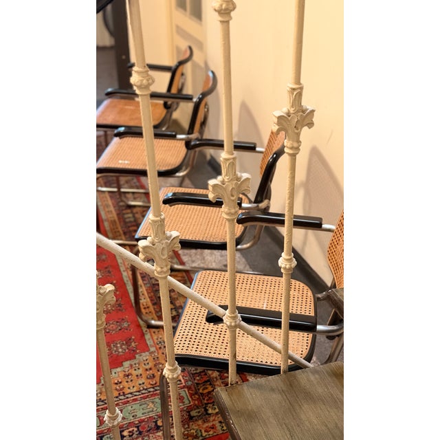 Thonet Model S64 Dining Chair with Woven Cane and Black Wood Frame by Marcel Breuer for Thonet, 1999, Set of 4 For Sale - Image 4 of 18
