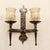 Wrought Iron 2-Branch Wall Sconces, Set of 2 For Sale - Image 5 of 9