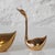 Metal Mid-Century Brass Swan Family, 1970s, Set of 4 For Sale - Image 7 of 10