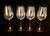1990s Copper-Stemmed Wine Glasses - Set of 4 For Sale - Image 9 of 11