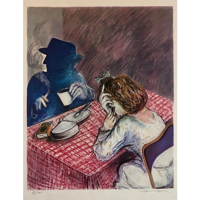 Shaoul Smira (Israeli, b. 1939) City Light Publisher, San Francisco. (Lawrence Ferlinghetti) signed "SMIRA" in pencil l.r....