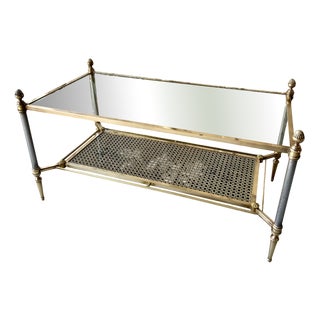 Vintage Jansen Style Coffee Table, 1970s For Sale