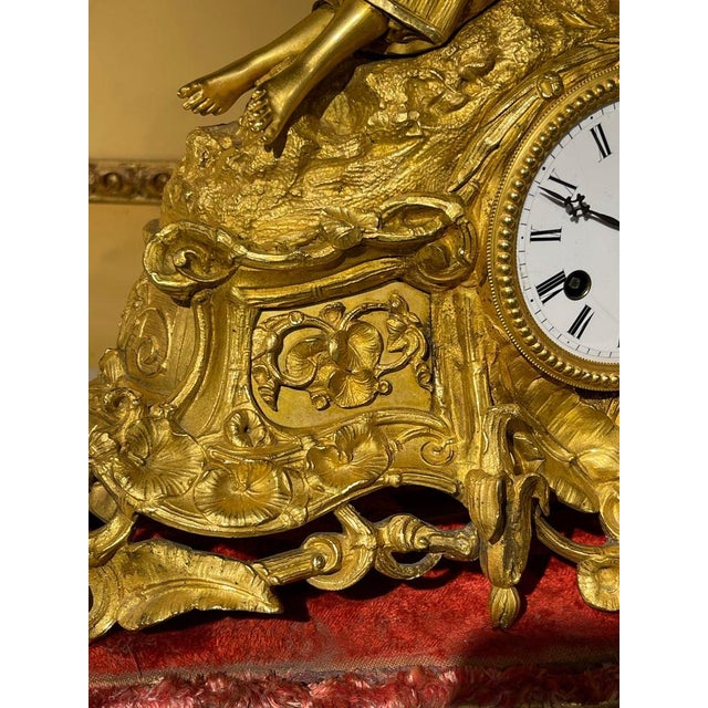 French Mantel Clock / Pendulum Clock, 1870s / 80s For Sale - Image 3 of 15