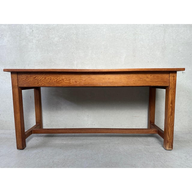 Vintage Table in Pitch Pine For Sale - Image 10 of 10