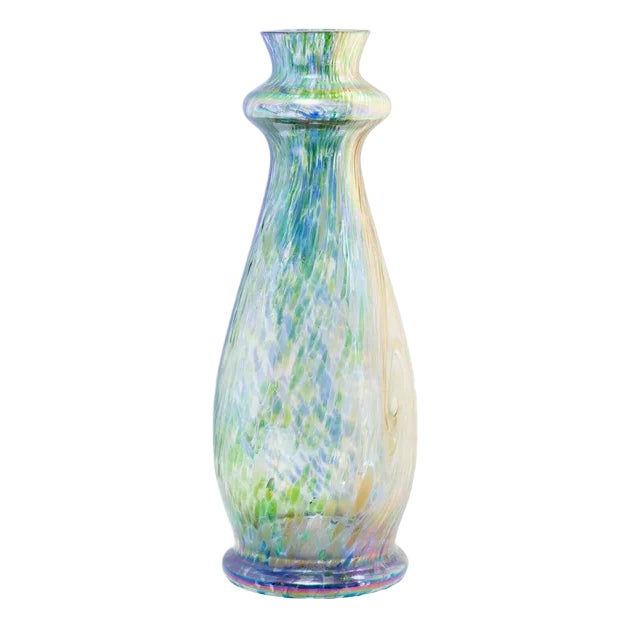 Multicolored Murano Glass Vase, 1970s For Sale