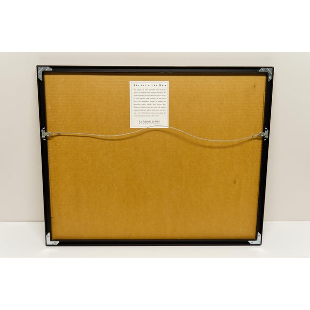 Late 20th Century "The Art of Mola" Textile Art by the Kuna For Sale - Image 5 of 6