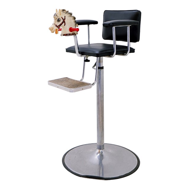 Vintage Children's Hairdresser or Barber Chair from Cavallino, 1950s For Sale