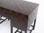 1960's Anglo Chinese Bamboo Parquet Hardwood Campaign Desk For Sale - Image 9 of 11