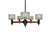 Teak and Textured Glass Chandelier by Carl Fagerlund for Orrefors, 1960s For Sale - Image 9 of 16
