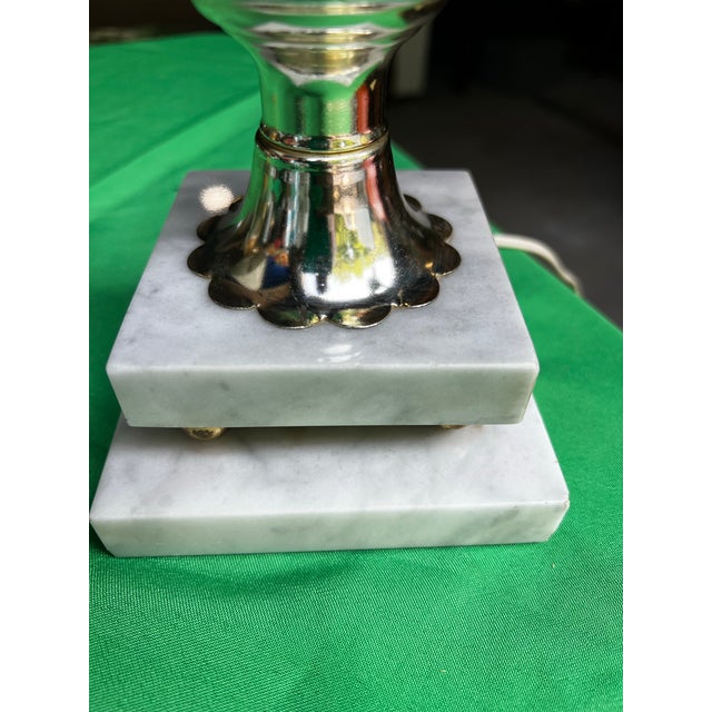 1970s Italian Marble Base Extending Desk Lamp For Sale - Image 4 of 12