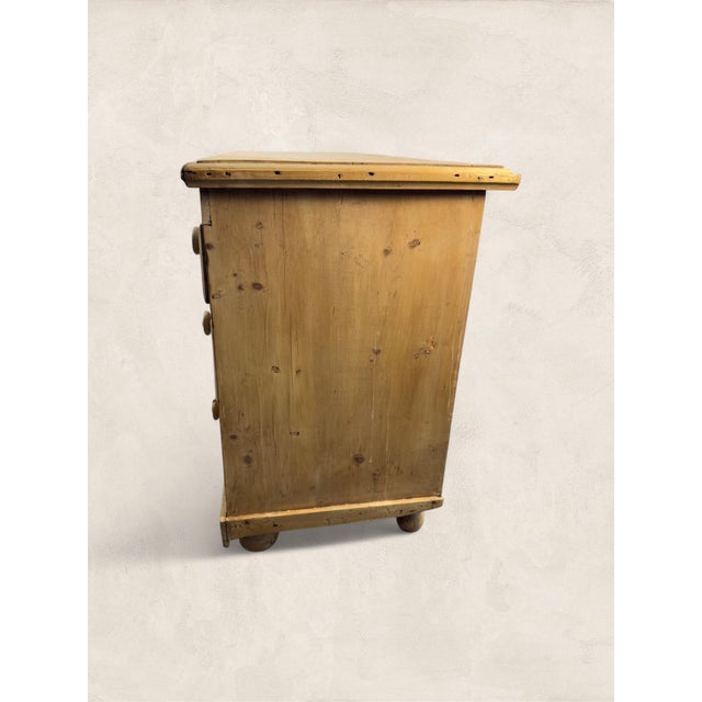 Brown Antique English Pine Sideboard For Sale - Image 8 of 9