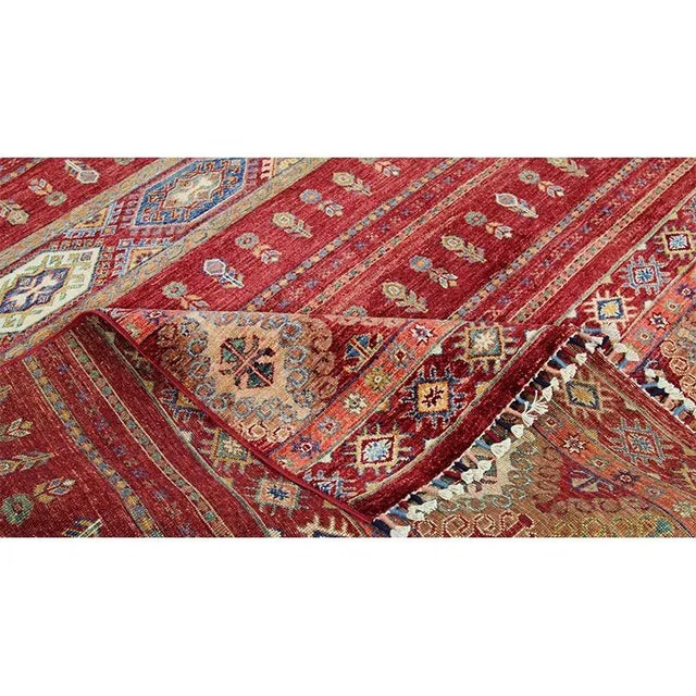 This Turkmen style rug is a simplistic tribal rug which blends beautifully with any design style from traditional rustic...