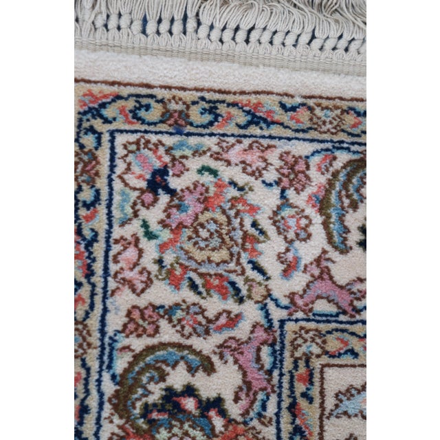 Late 20th Century Karastan 100% Wool Floral Palmette Animal 738 Area Rug Carpet Mat 4' X 6' For Sale - Image 5 of 13