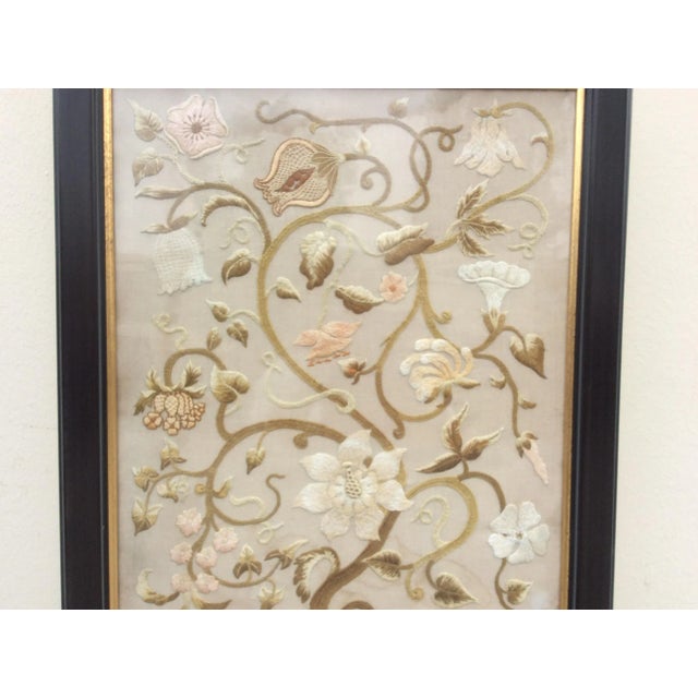 Antique Floral Needlework Art Chairish