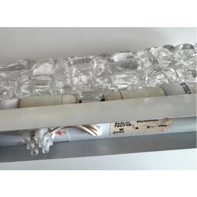 Metal Vintage Crystal Wall Sconce by Gert Nyström, 1960s For Sale - Image 7 of 12