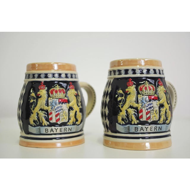 Porcelain Mugs, Bavaria, 1980s, Set of 4 For Sale - Image 4 of 10