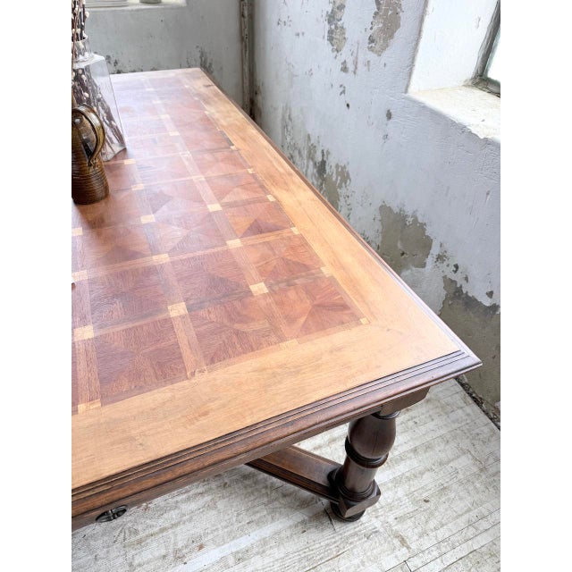 Louis XIV Oak Table, 1900s For Sale - Image 18 of 18