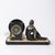 Art Deco Emoy Mantelpiece Clock With Seated Flapper in the Manner of Chiparus For Sale - Image 15 of 17