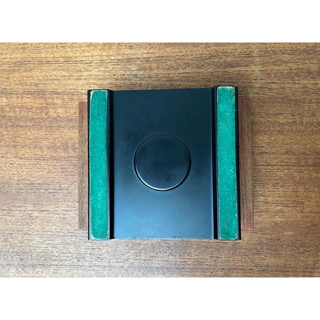 Mid-Century Minimalist Metal and Teak Tea Warmer, 1960s For Sale - Image 11 of 18