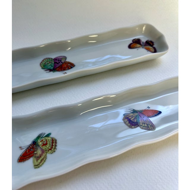 Pair of Limoges Chinoiserie White Porcelain Trays by Andre Prevot For Sale - Image 11 of 18
