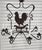 Farmhouse Vintage Wrought Iron French Rooster Chandelier For Sale - Image 3 of 12
