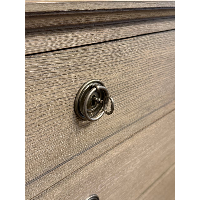 Wood Restoration Hardware Maison Collection Dresser, Light Oak For Sale - Image 7 of 12