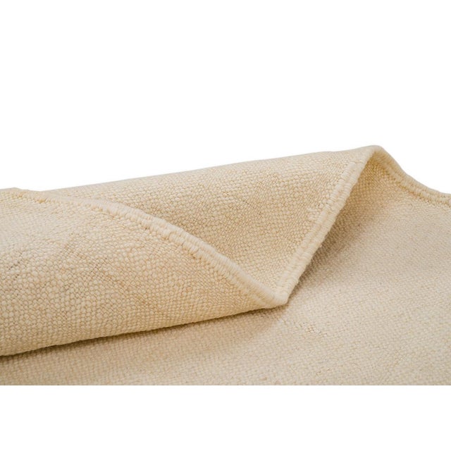 Textile Original Handwoven Wool Rug by Azele Studio For Sale - Image 7 of 12