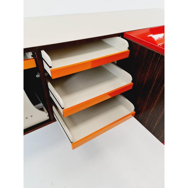 Raymond Loewy Vintage French DF2000 Sideboard by Raymond Loewy, 1970s For Sale - Image 4 of 18