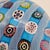 Saint Louis 1972 Limited Edition Signed Blue Millefiori & Latticino Art Glass Doily Paperweight For Sale In Las Vegas - Image 6 of 8