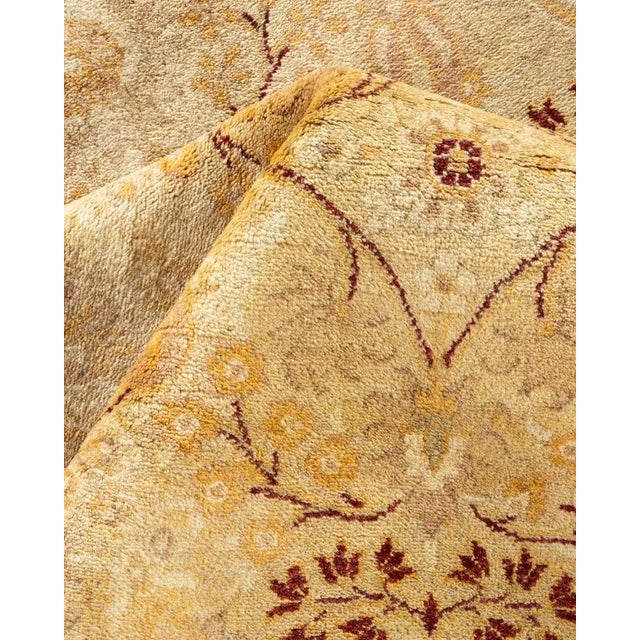 Textile Mogul, One-of-a-Kind Hand-Knotted Area Rug in Ivory, 8' 4" x 10' 7" For Sale - Image 7 of 8