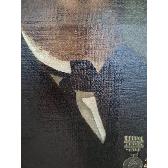 Portrait of Knight Giovanni Guido da Cilavegna, Portrait, 1866, Oil on Canvas For Sale - Image 4 of 13