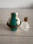 Ceramic Vintage Hand-Painted Limoges Porcelain Perfume Trinket Box With Mini Bottle, Floral Gilt Hinged Case For Sale - Image 7 of 10
