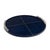 Contemporary Hayes Leather Tray Round Small, Blue For Sale - Image 3 of 3