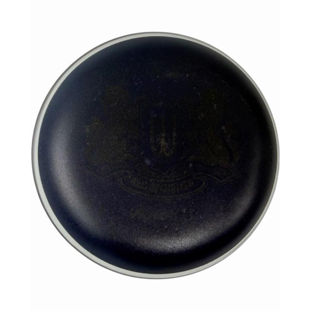 Vintage Wellington Club Mayfair London Glass Ashtray Catchall Dish For Sale In Washington DC - Image 6 of 10
