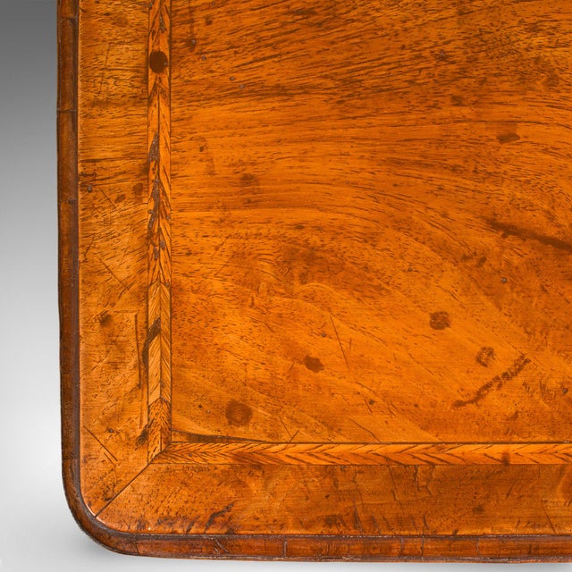 Antique Lowboy, English, Walnut, Correspondence, Scholar's Table, Georgian, 1760 For Sale - Image 9 of 12