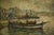 Maurice Barle, Impressionist Fishing Port, 20th Century, Painting on Wood, Framed For Sale - Image 6 of 8
