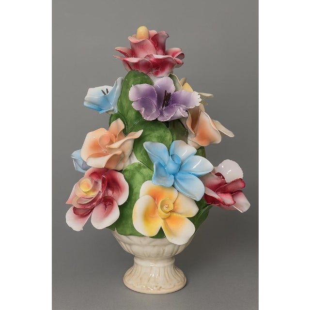 Barbotine Centerpiece from Capodimonte, 1950s For Sale - Image 10 of 10