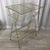 Gold Mid-Century Gold Wire Record Player Stand For Sale - Image 8 of 8