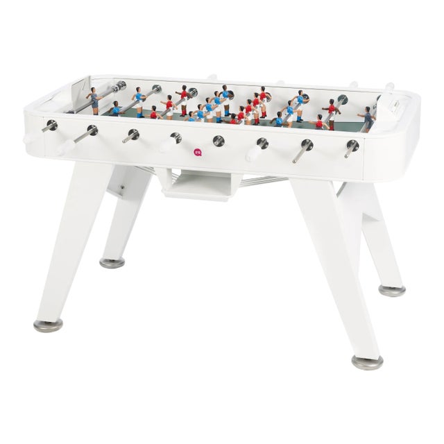 RS Barcelona Stainless Steel Foosball Table, White For Sale