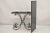 Early 20th Century French Country Pastry Style Wrought Iron Marble Top Baker's Console Table For Sale - Image 10 of 12