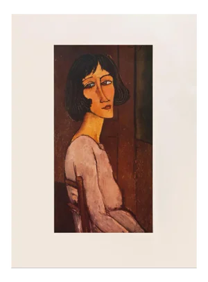 1958 After Amedeo Modigliani "Portrait of Marguerite", First English Edition Lithograph