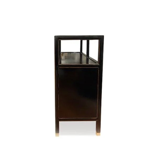 1990s Western Lacquer Stand Sideboard For Sale - Image 4 of 5